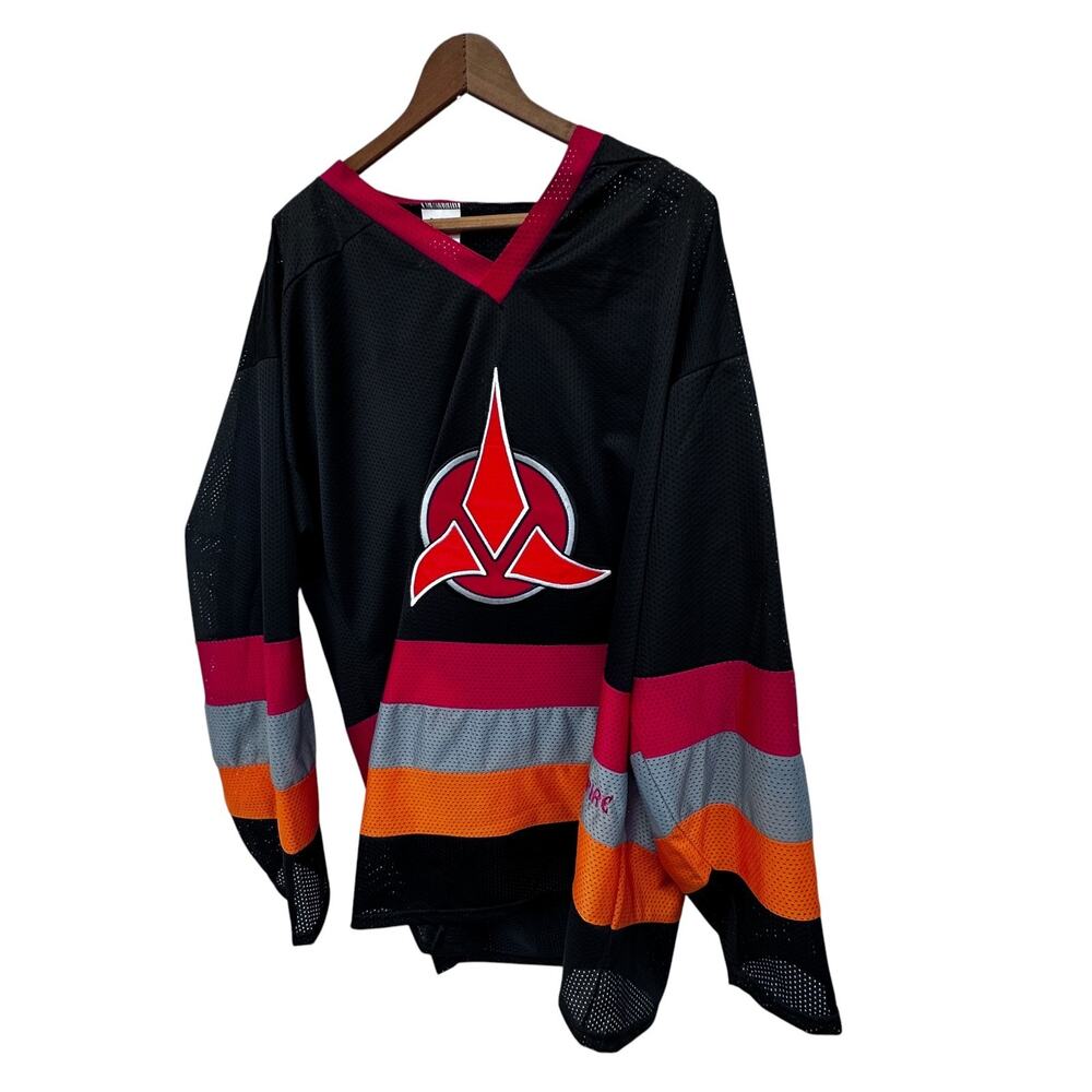 Vintage Star Trek Klingon Empire Hockey Style Jersey One Size to 2XL Made In USA